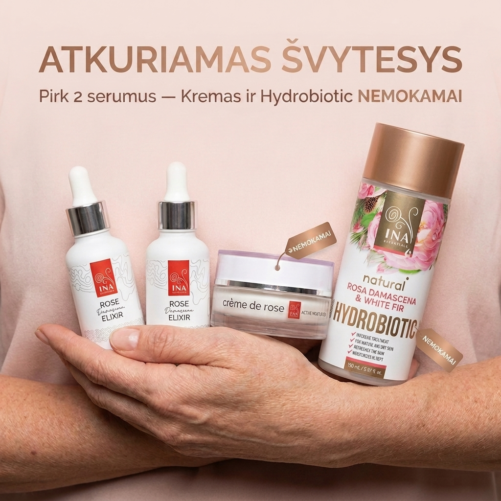 Šeimos Organinė Kosmetika - InaEssentials.lt Facebook ad