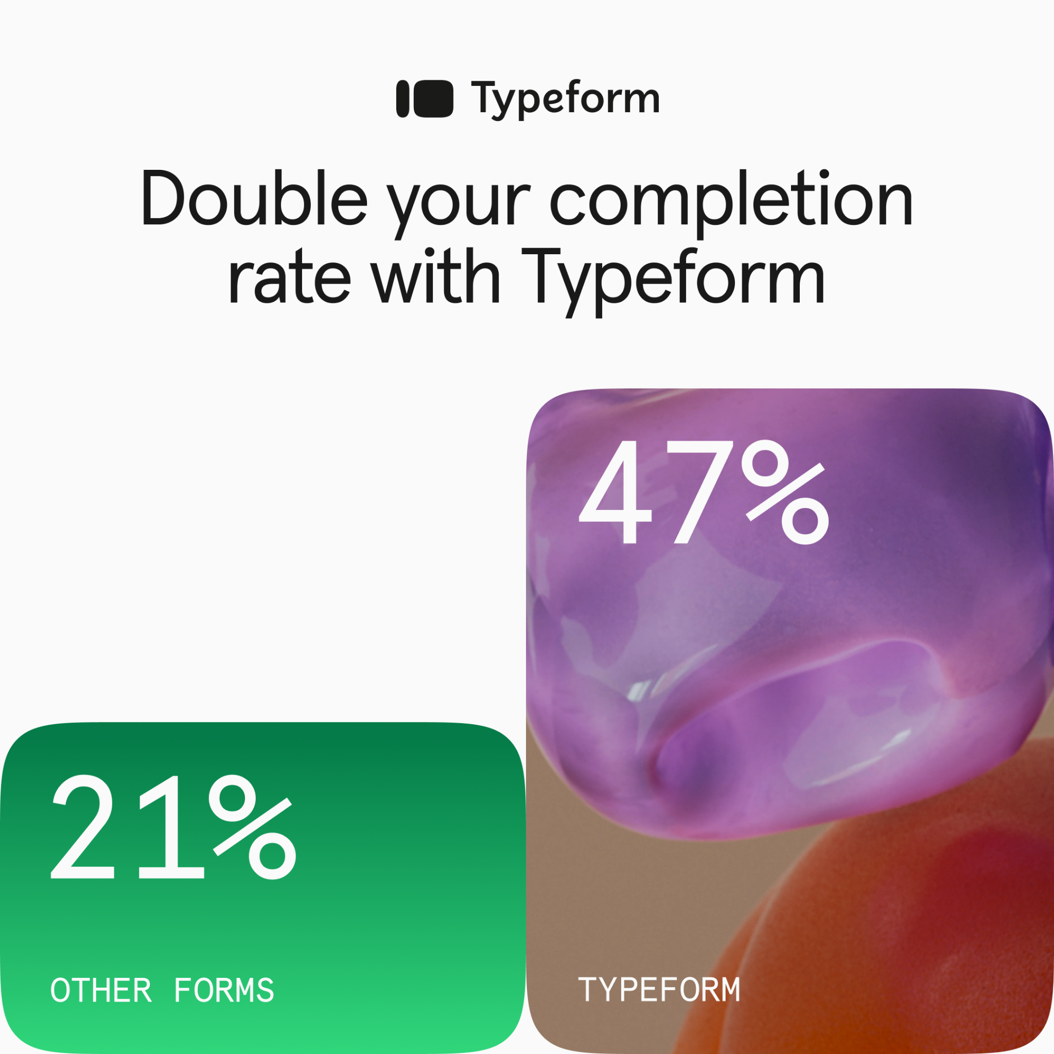 Typeform Facebook ad