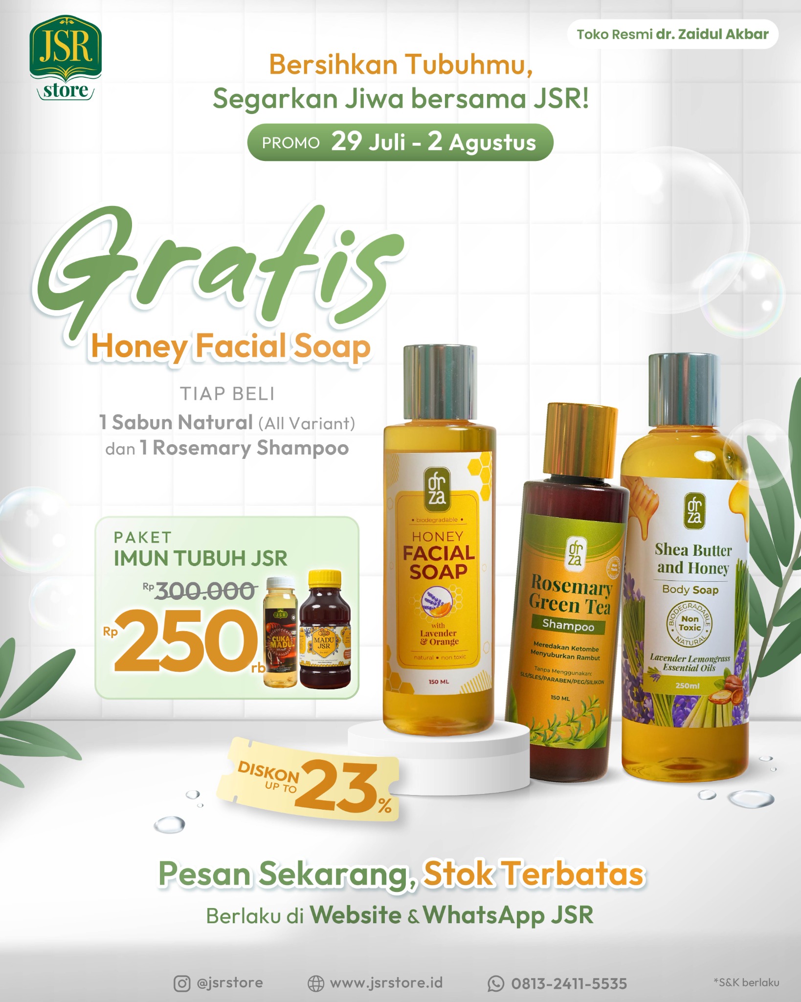 JSR Store Facebook ad: Chat with us