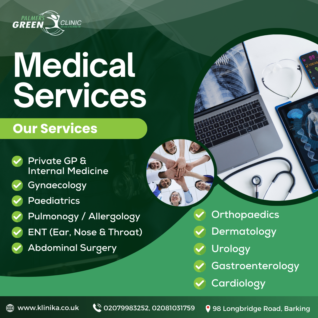 Palmers Green Clinic Facebook ad