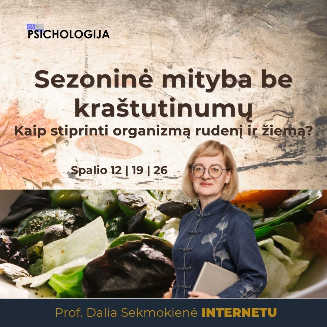 Aš ir psichologija Facebook ad: Kaip stiprinti organizmą rudenį ir žiemą?