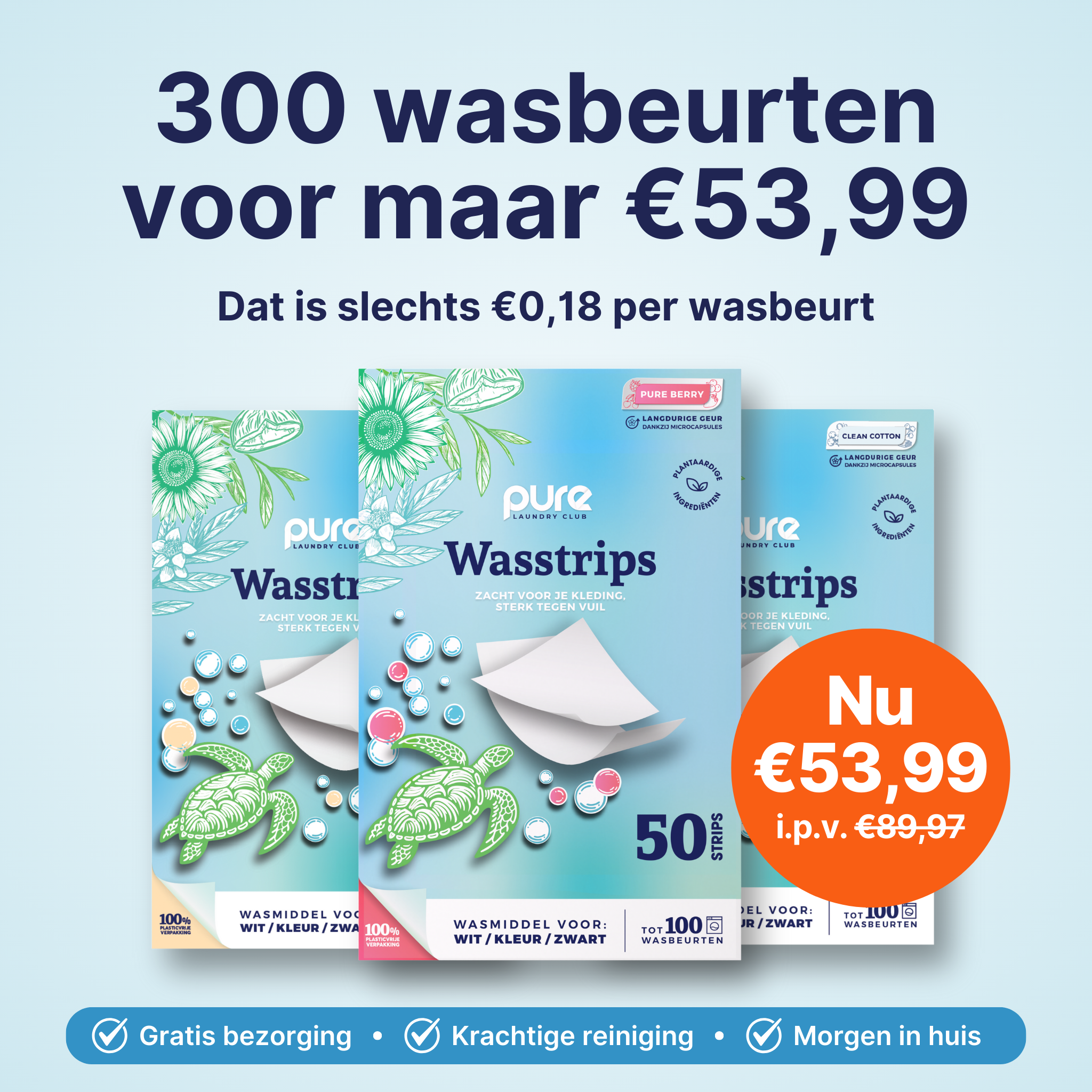 Pure Laundry Club Facebook ad
