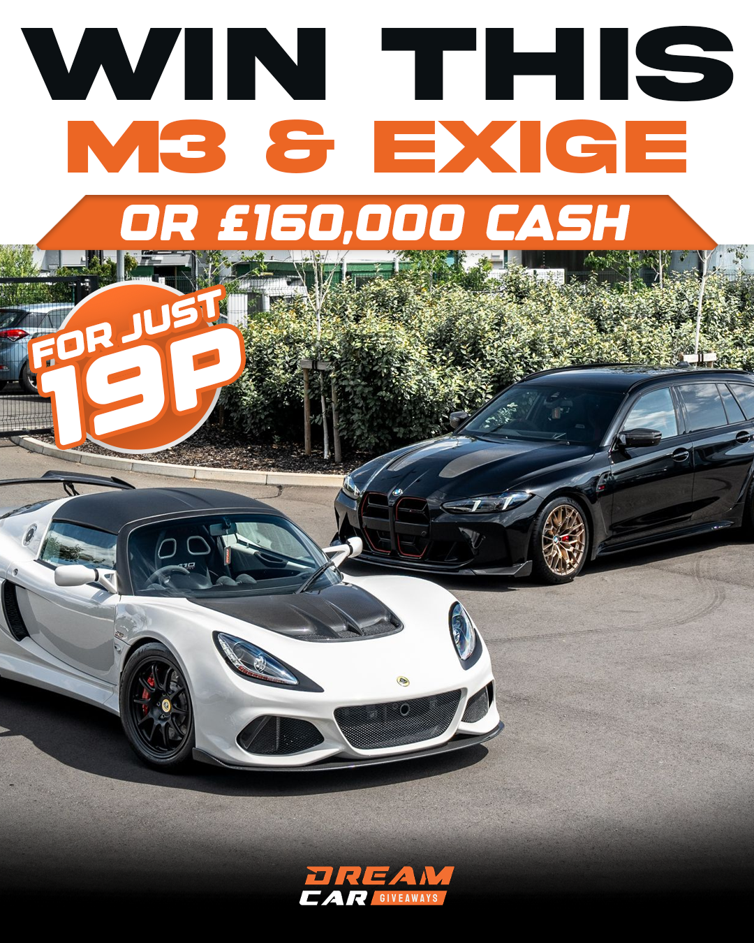 Dream Car Giveaways Facebook ad