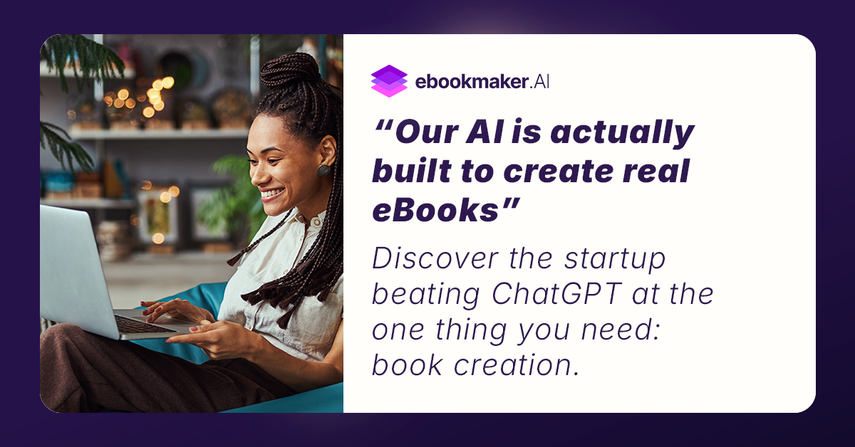 Ebookmaker.ai Facebook ad