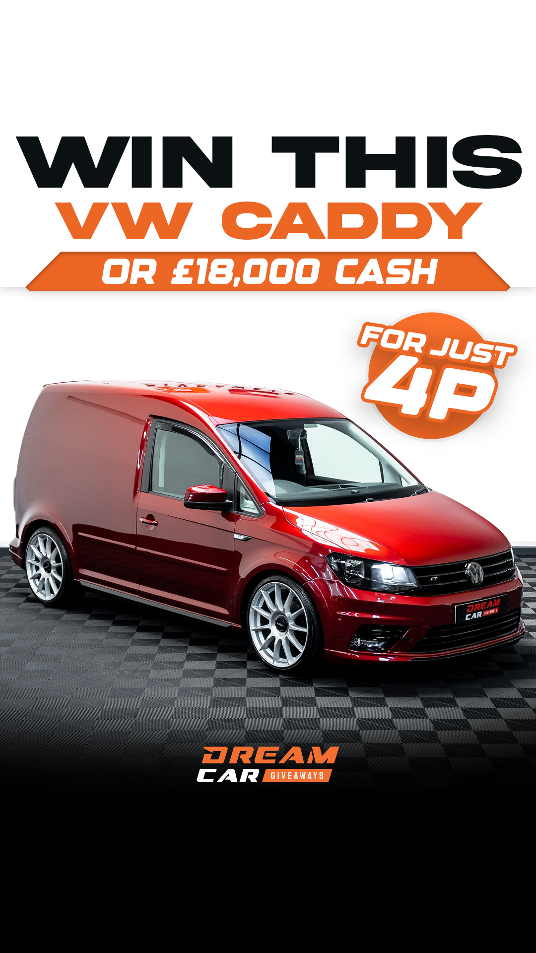 Dream Car Giveaways Facebook ad