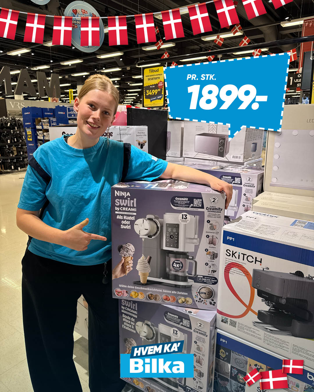 Bilka Facebook ad: Se mere i avisen