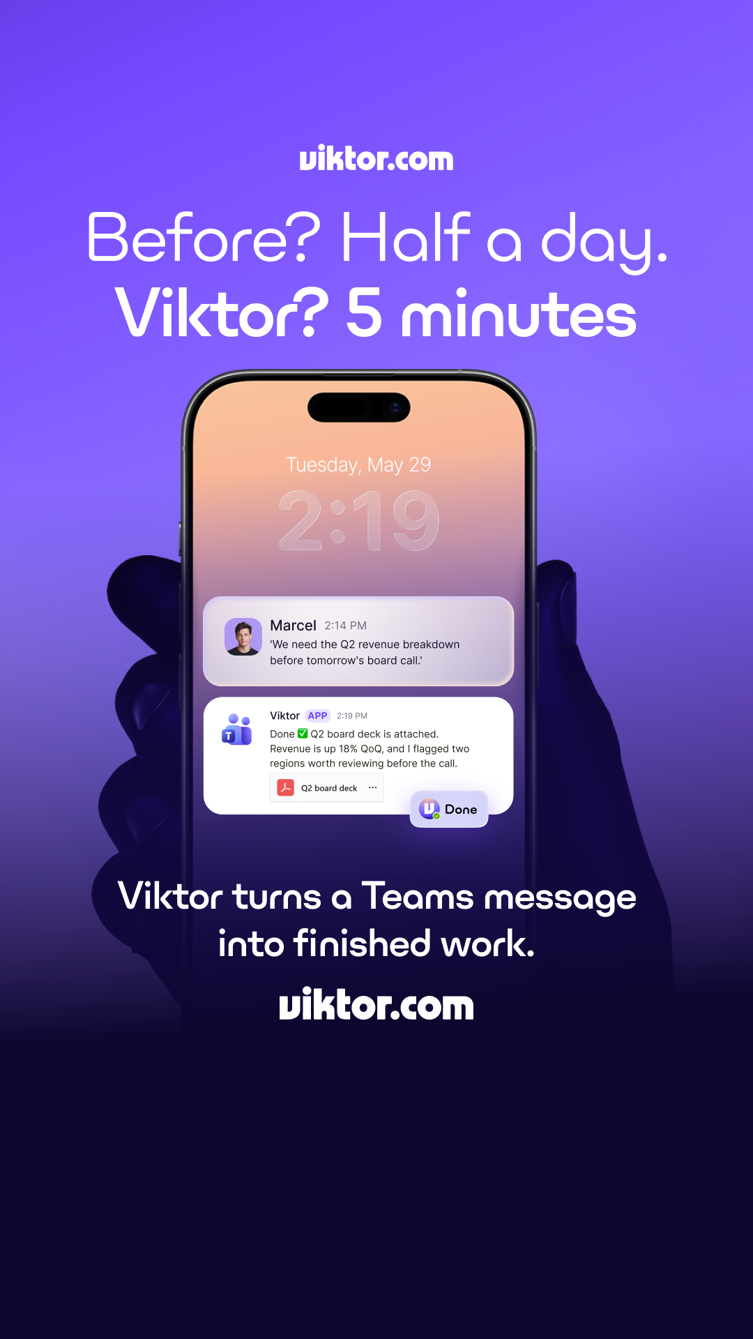 Viktor Facebook ad