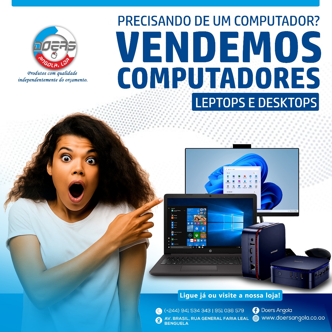 Doers Angola Facebook ad: SAIBA MAIS