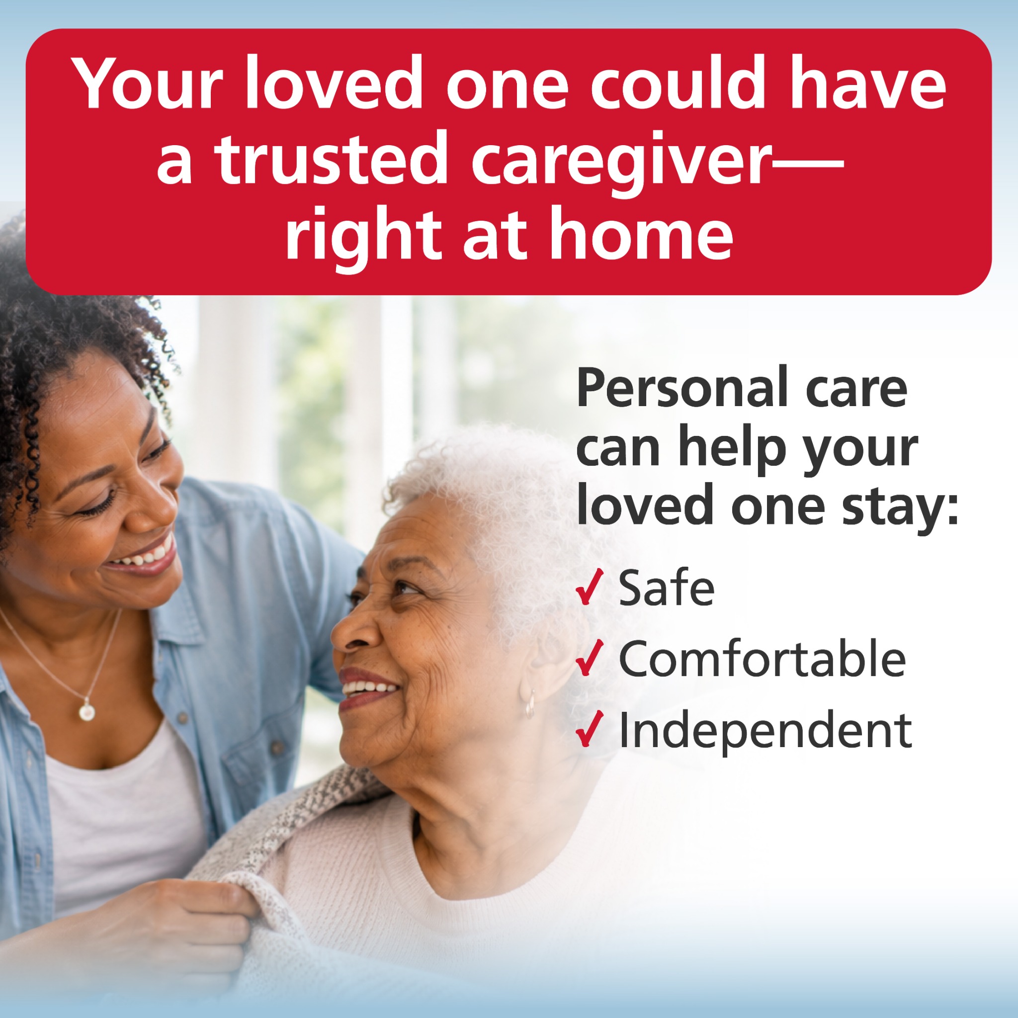 BAYADA Home Health Care Facebook ad: BAYADA partners with senior living communities, hospitals…