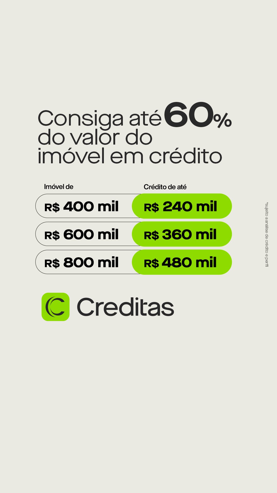 Creditas Facebook ad