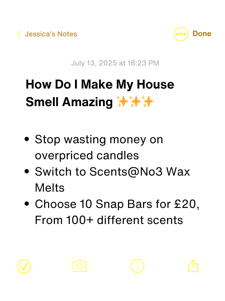 Scents At Number Three Facebook ad