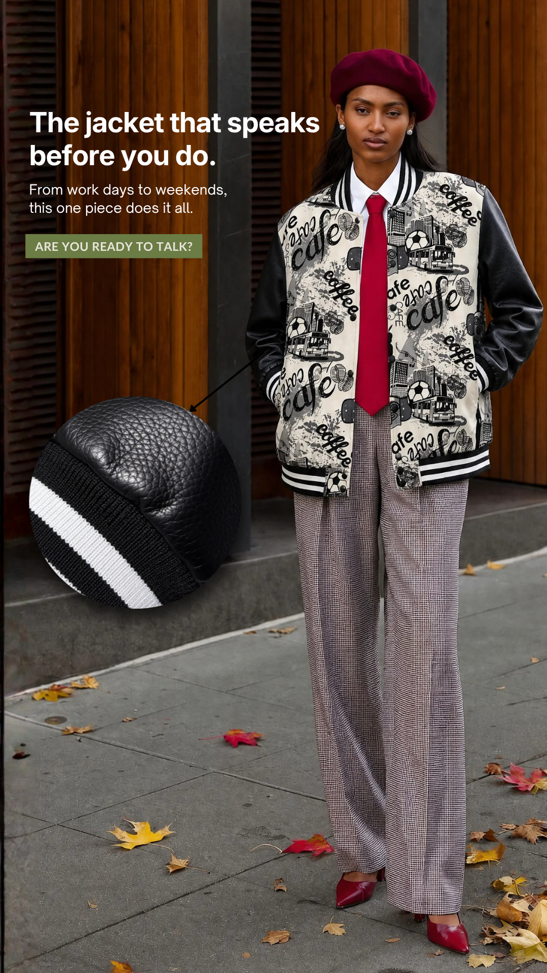 Wearshirp Facebook ad: Built heavy. Built to be noticed.