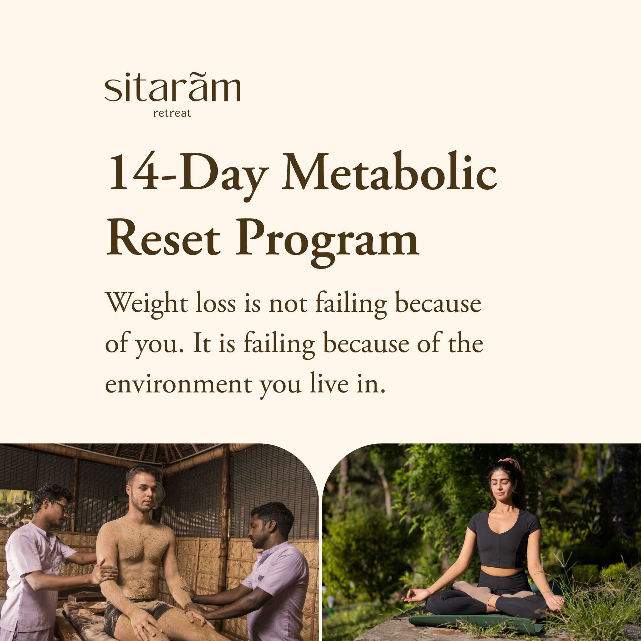 Sitaram Retreat Facebook ad
