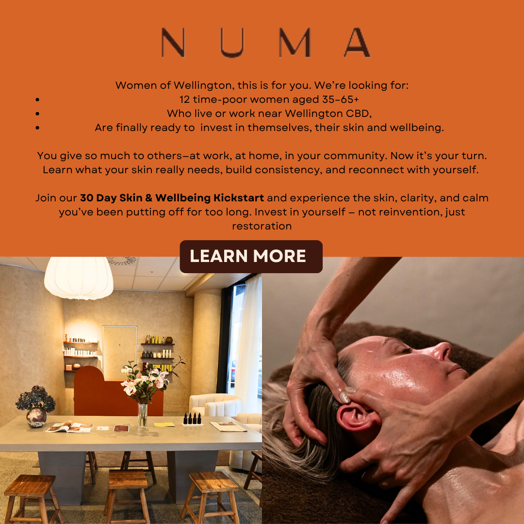 Numa Skin and Body Club Facebook ad: Your Permission to pause.