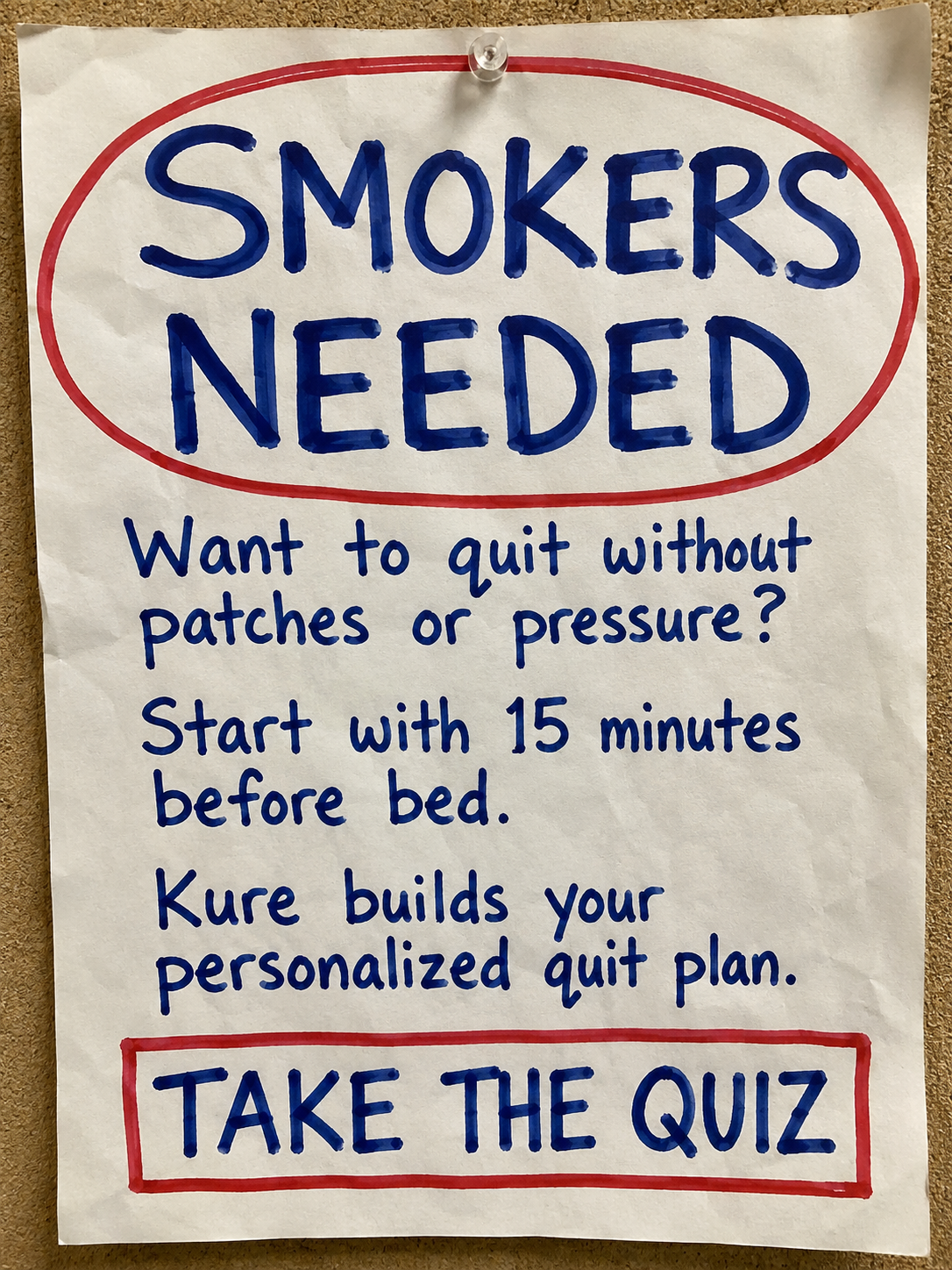 Hypnosis to Stop Smoking Facebook ad