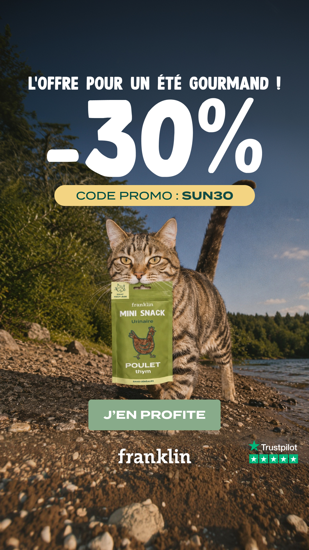 Franklin Pet Food Facebook ad