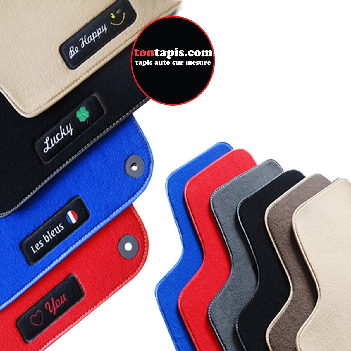 Tontapis.com Facebook ad: Fabricant français de tapis de voiture sur-mesure depuis…