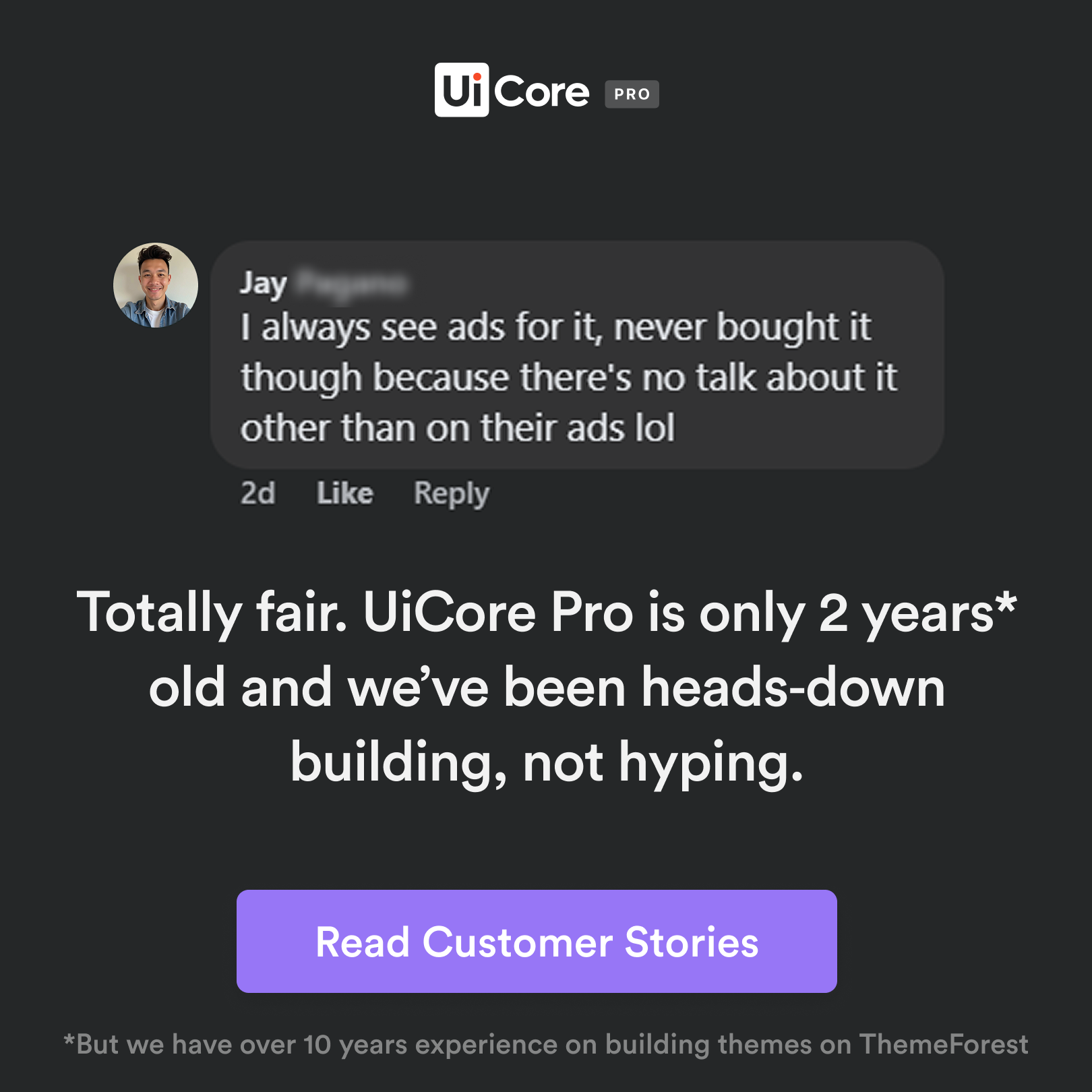 UiCore Facebook ad