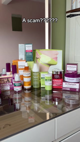Dr.Melaxin UK Facebook ad: 10-Step Skin Renewal Routine Set