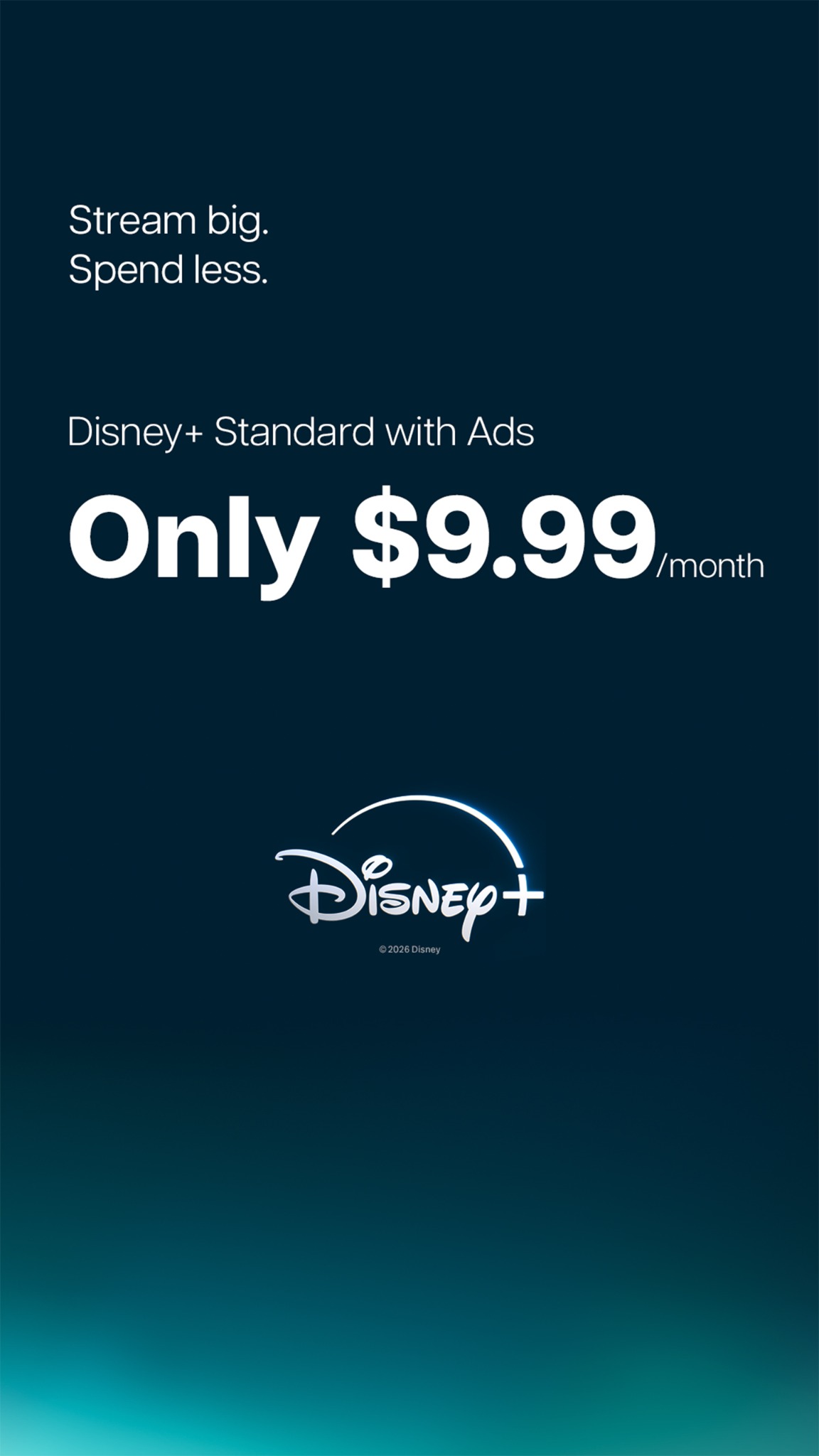 Disney+ Facebook ad