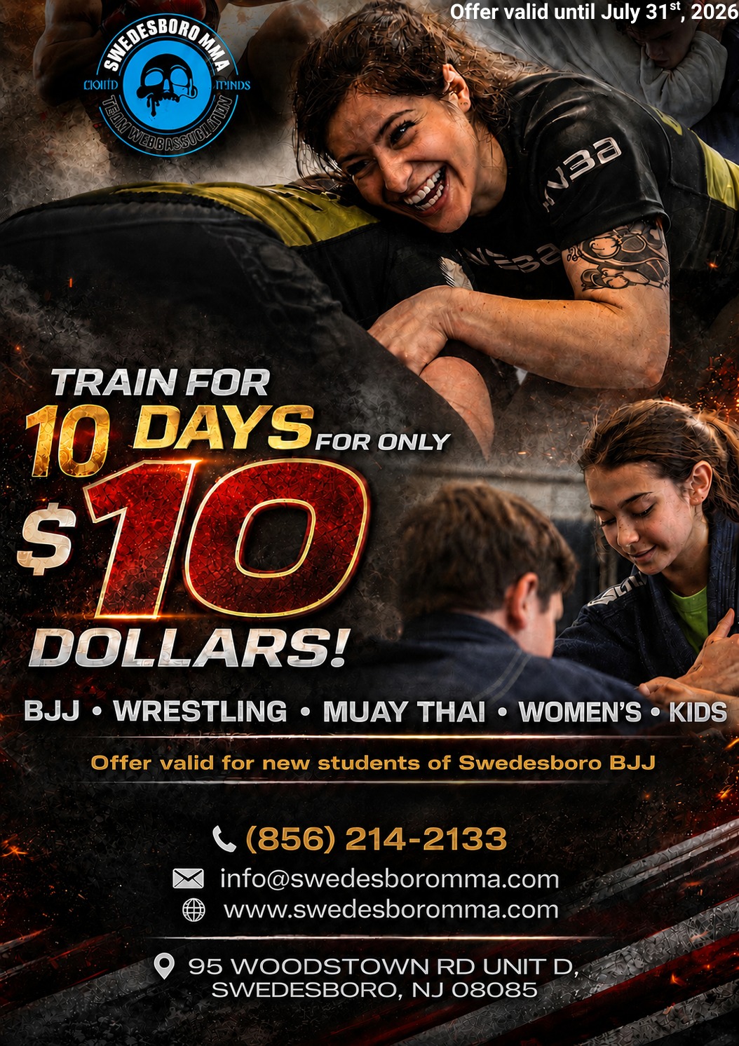 Swedesboro Jiu-Jitsu & MMA Facebook ad