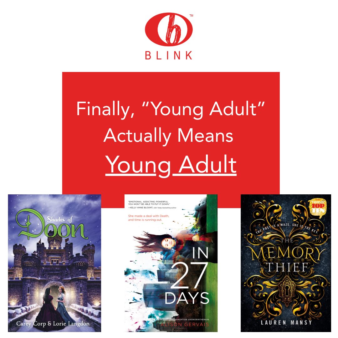 Blink Young Adult Books Facebook ad: Blink YA Books