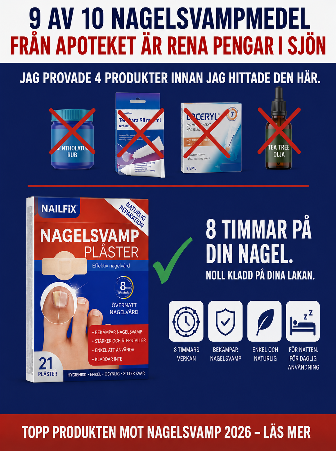Vardagsval Facebook ad: Det enkla sättet att behandla nagelsvamp
