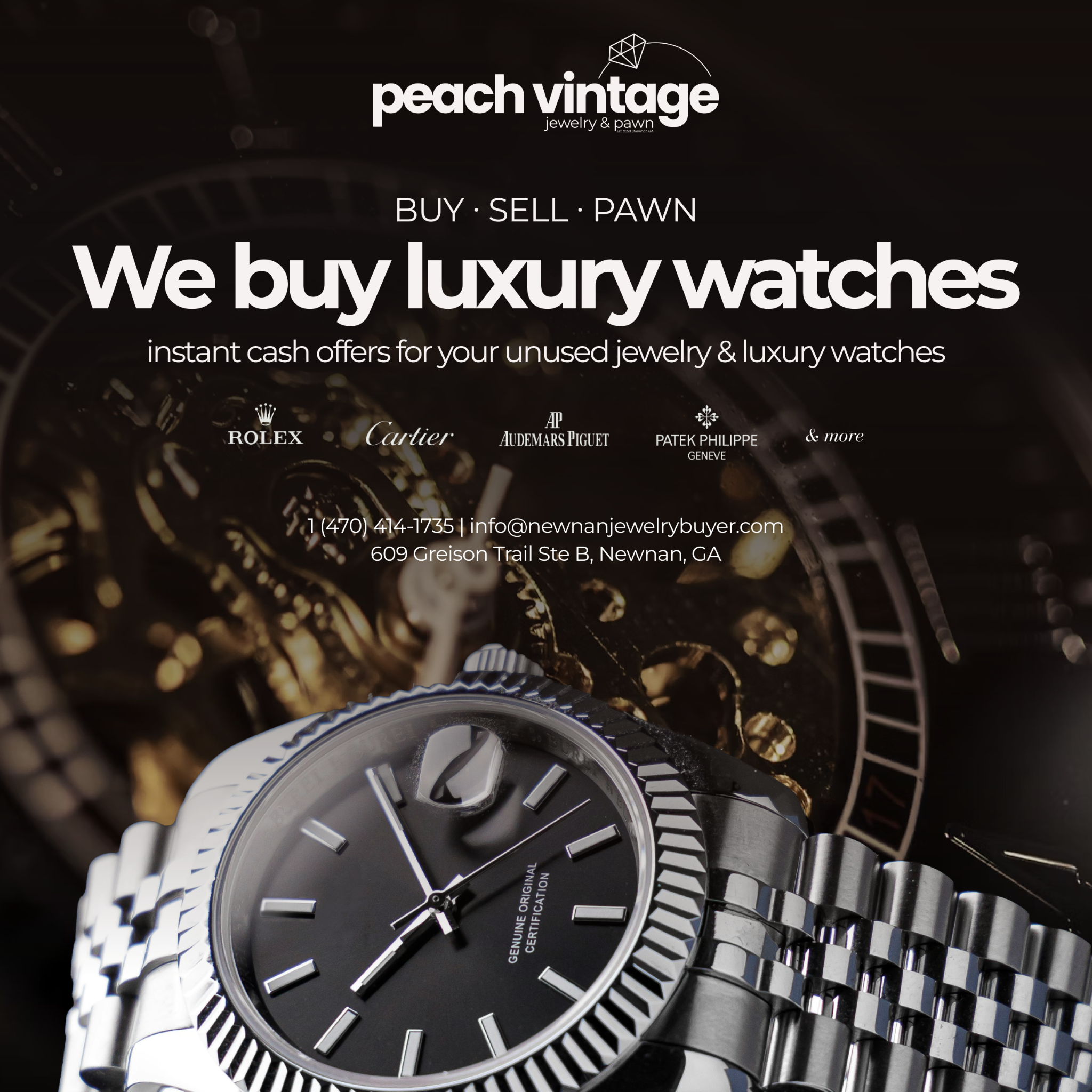 Peach Vintage Jewelry & Pawn Facebook ad