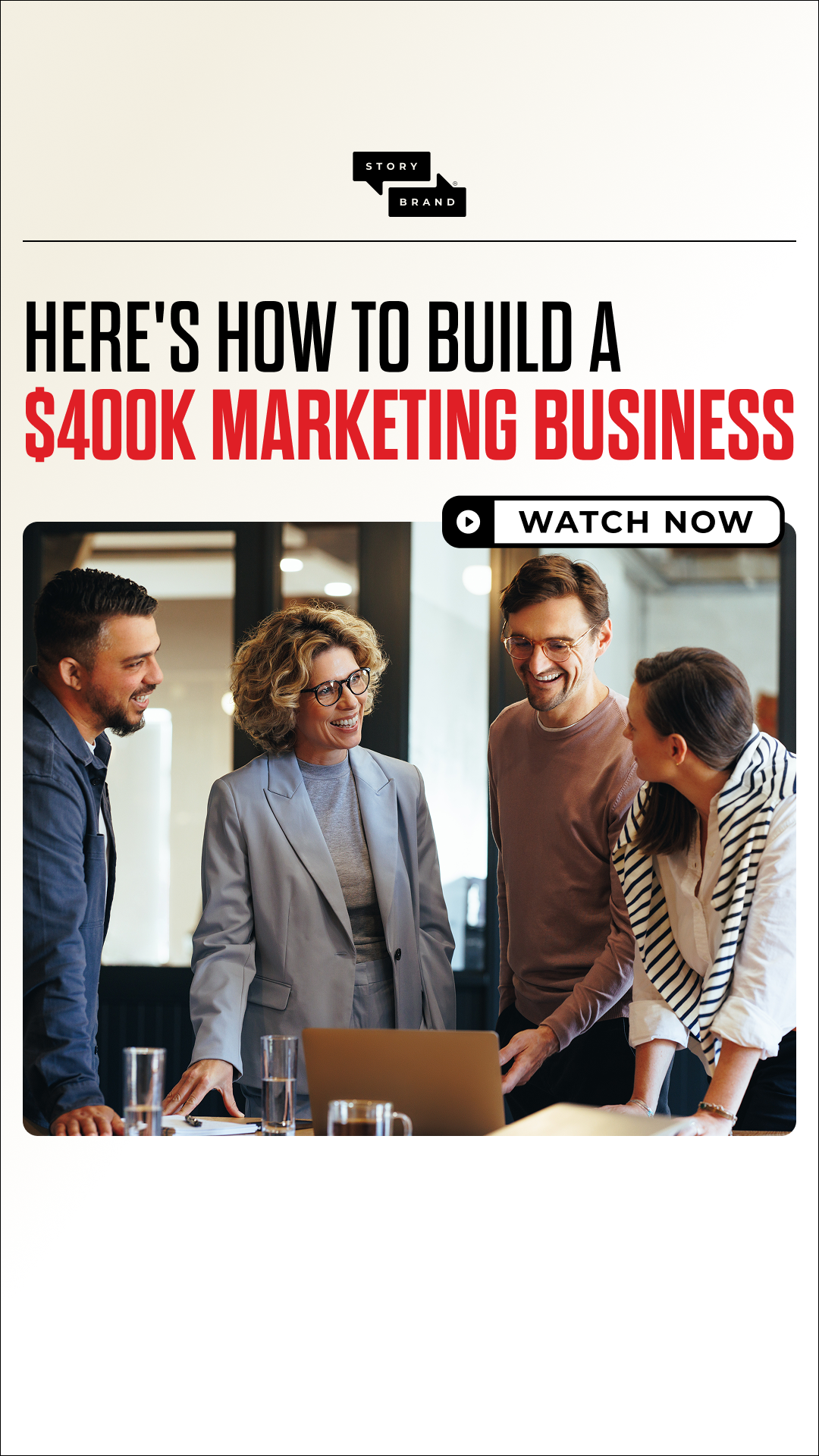 StoryBrand Facebook ad