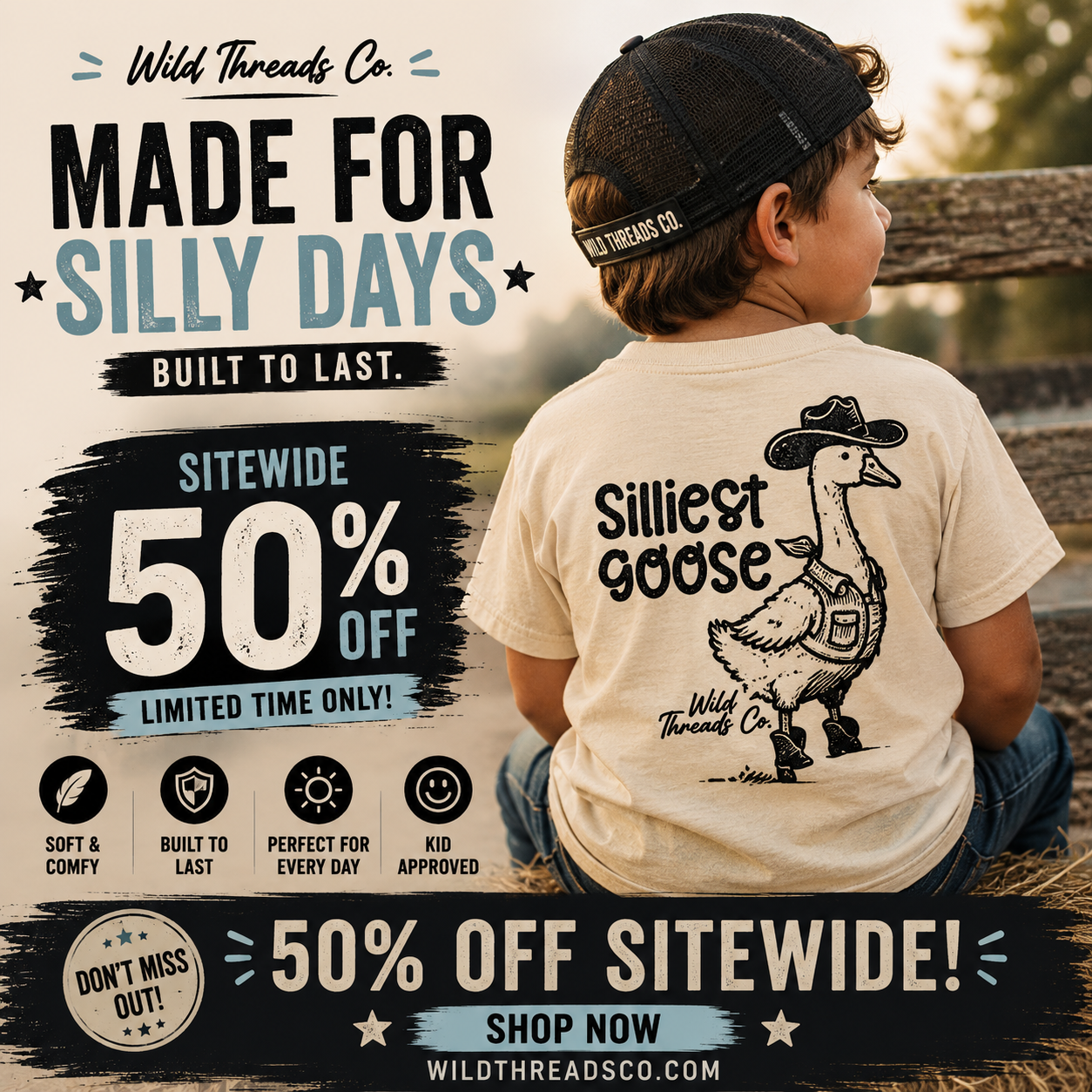 Wild Threads Co Facebook ad