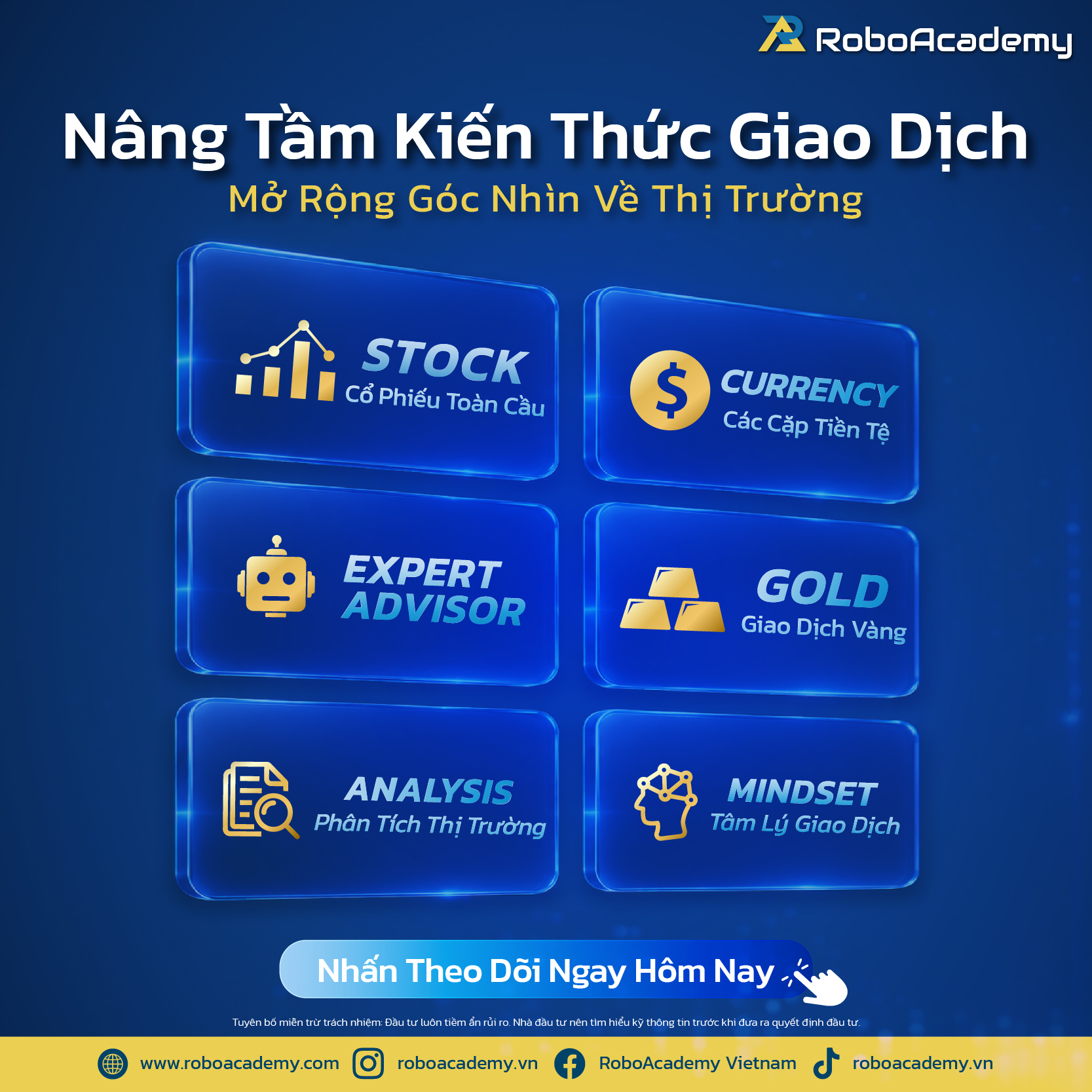 RoboAcademy Vietnam Facebook ad: Đón Đầu Xu Hướng Thị Trường Tài Chính…