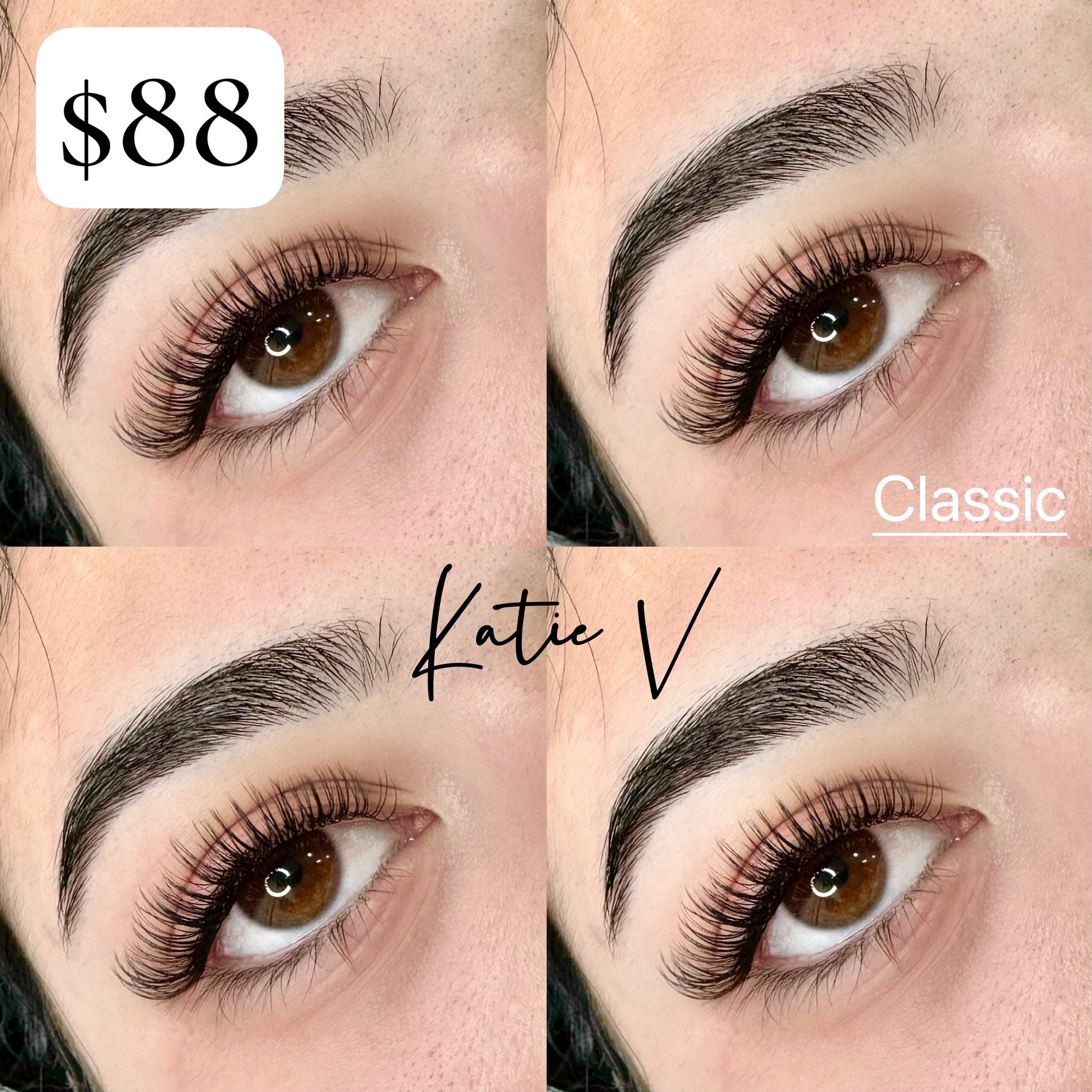 K&V Lash Studio Facebook ad