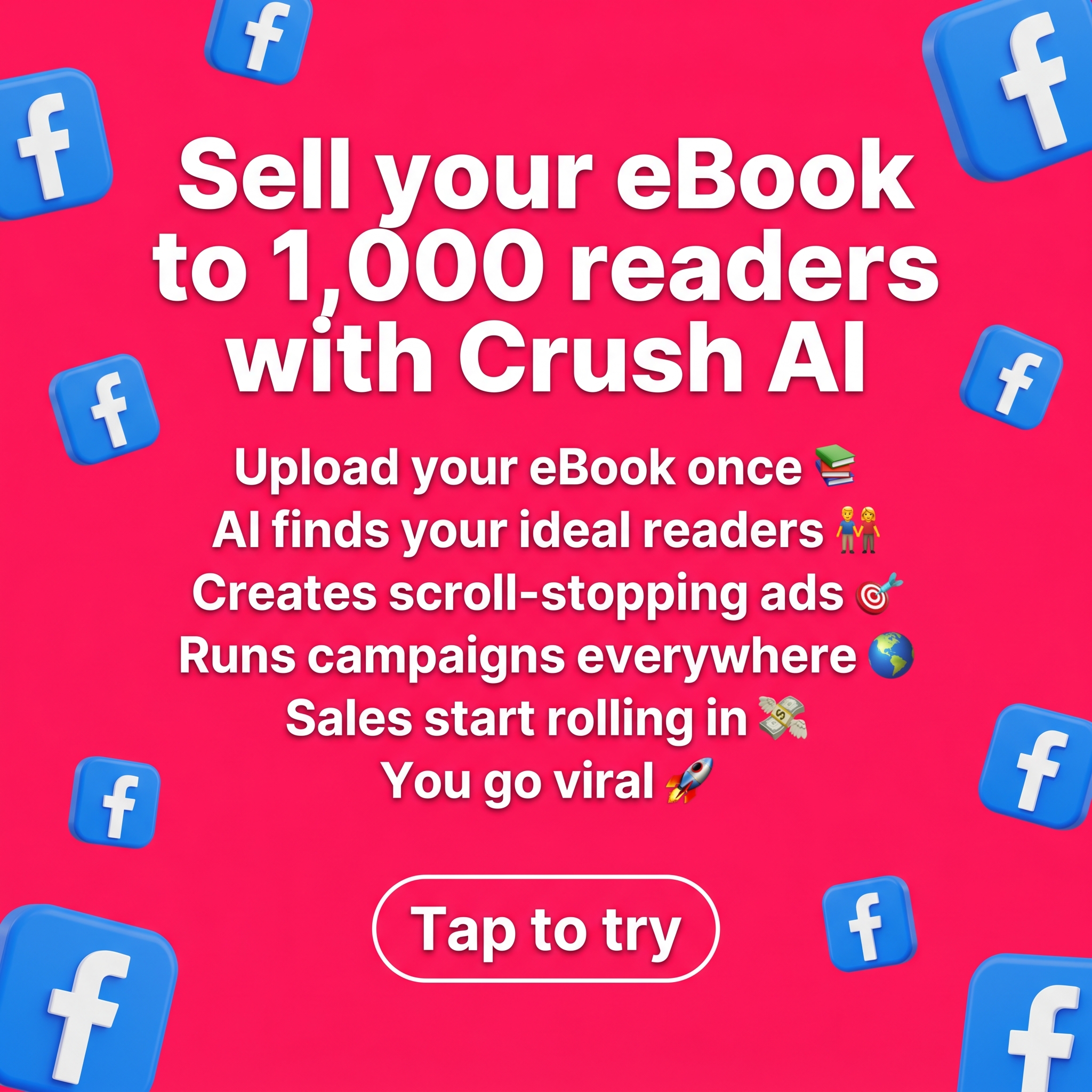 trycrush.ai Facebook ad