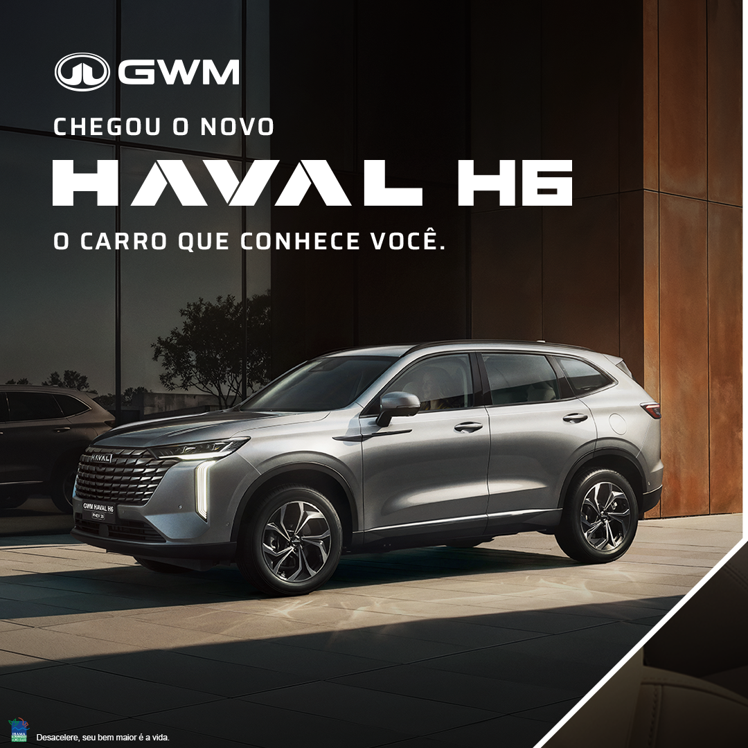 GWM Brasil Facebook ad: Chegou o novo HAVAL H6.