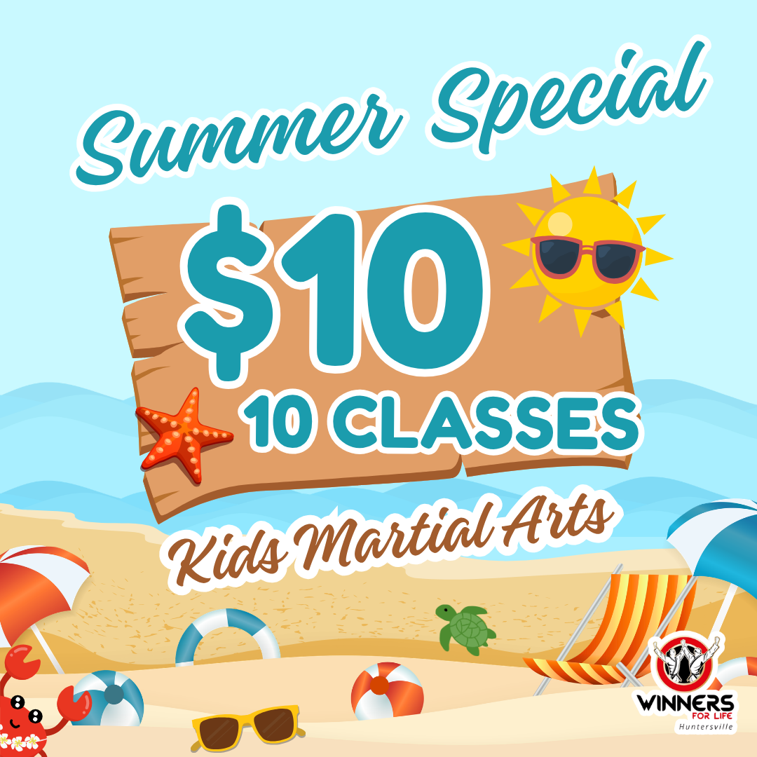 Winners For Life Martial Arts Huntersville Facebook ad