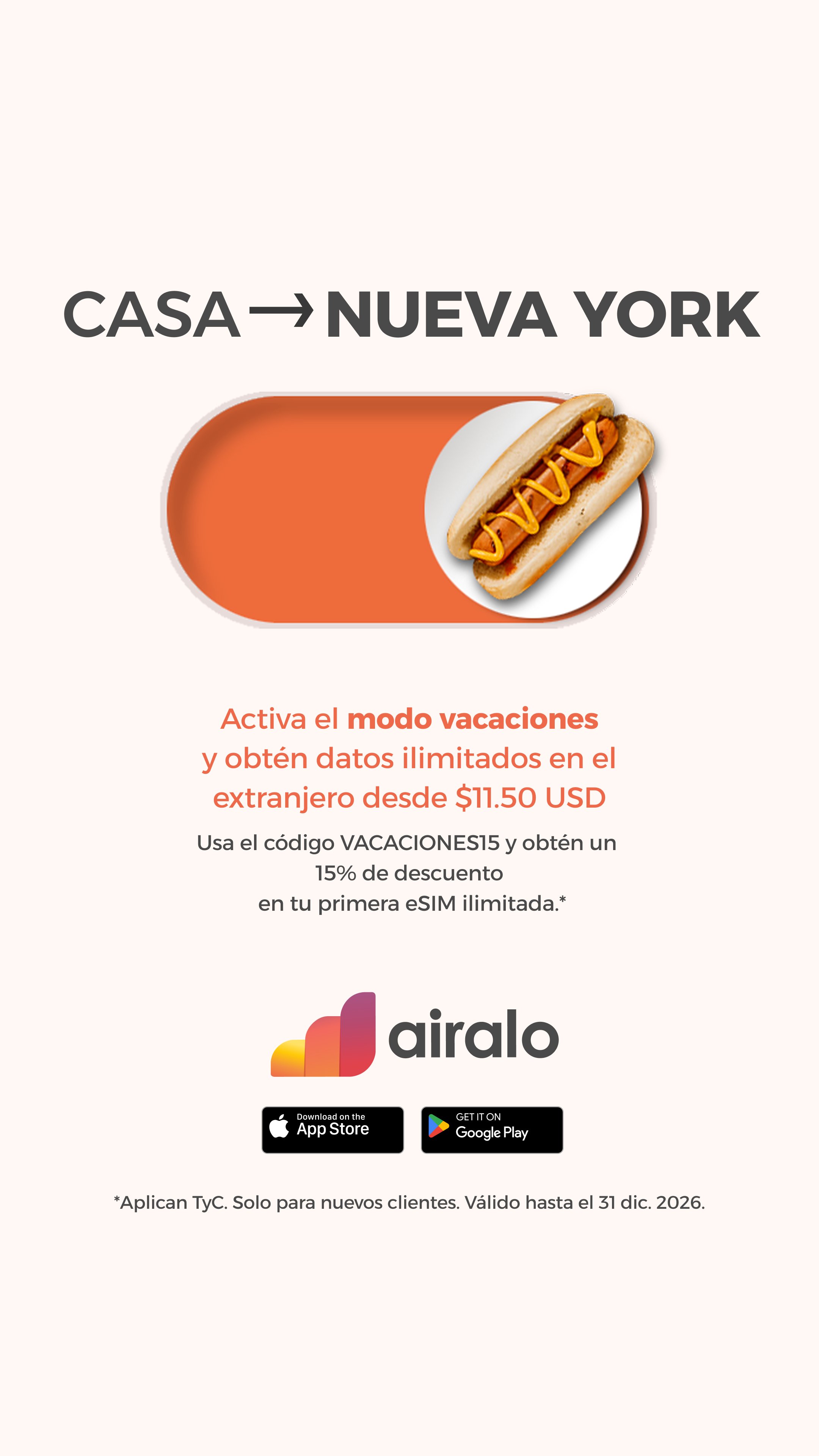 Airalo Global eSIM Store Facebook ad