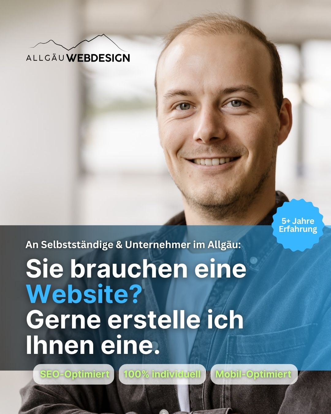 Allgäu Webdesign Facebook ad: Webdesign Allgäu | Moderne Websites, die überzeugen