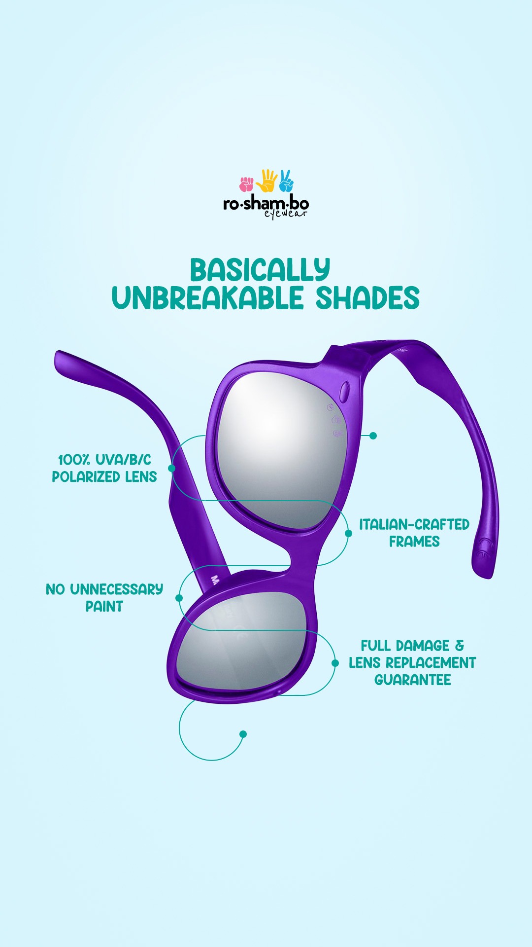 Roshambo Eyewear Facebook ad