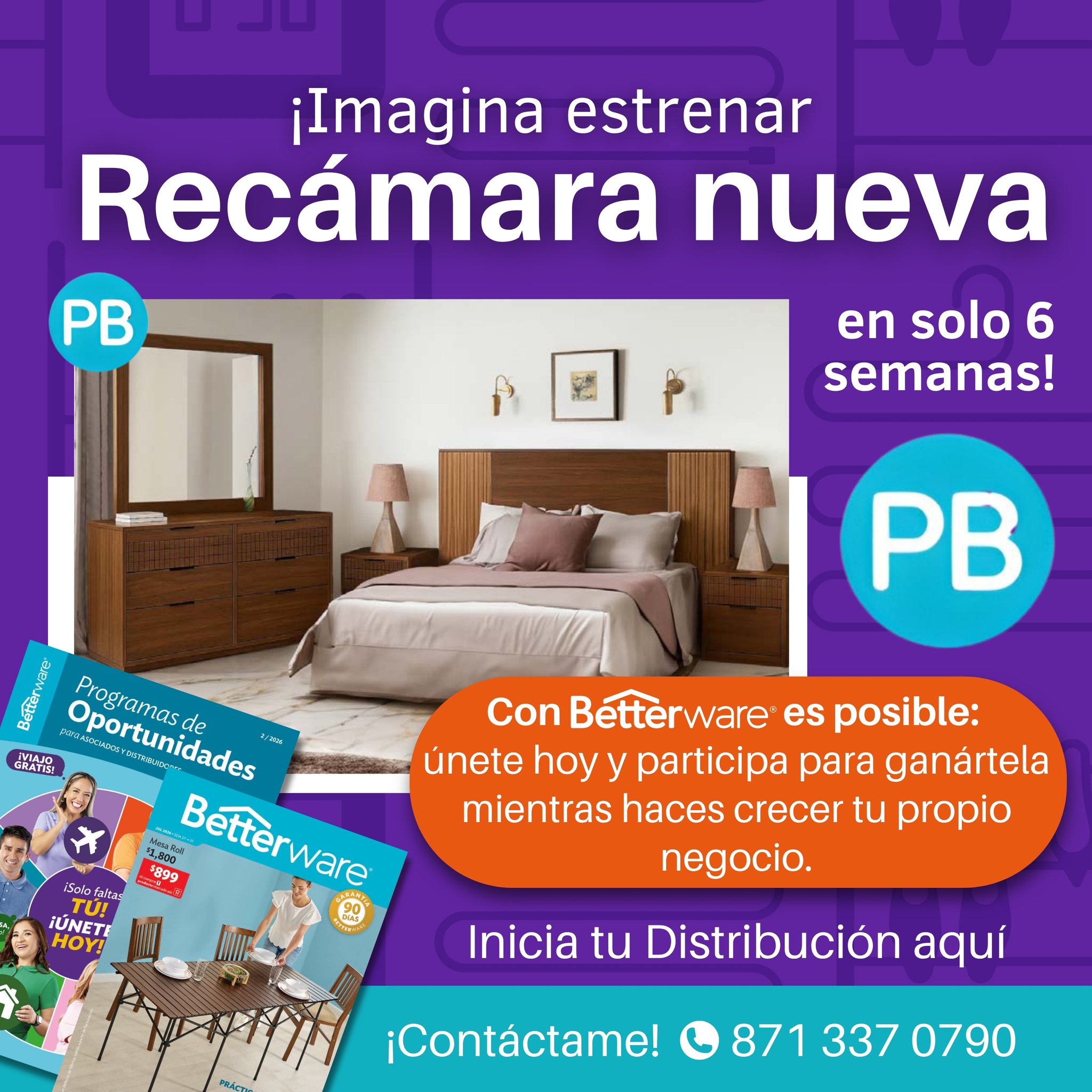 Better Sandoval & Asociados Facebook ad: Renovar tu recámara en 6 semanas no es…