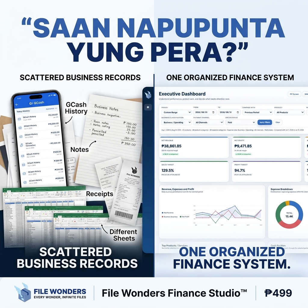 File Wonders Facebook ad: CLAIM PROMO