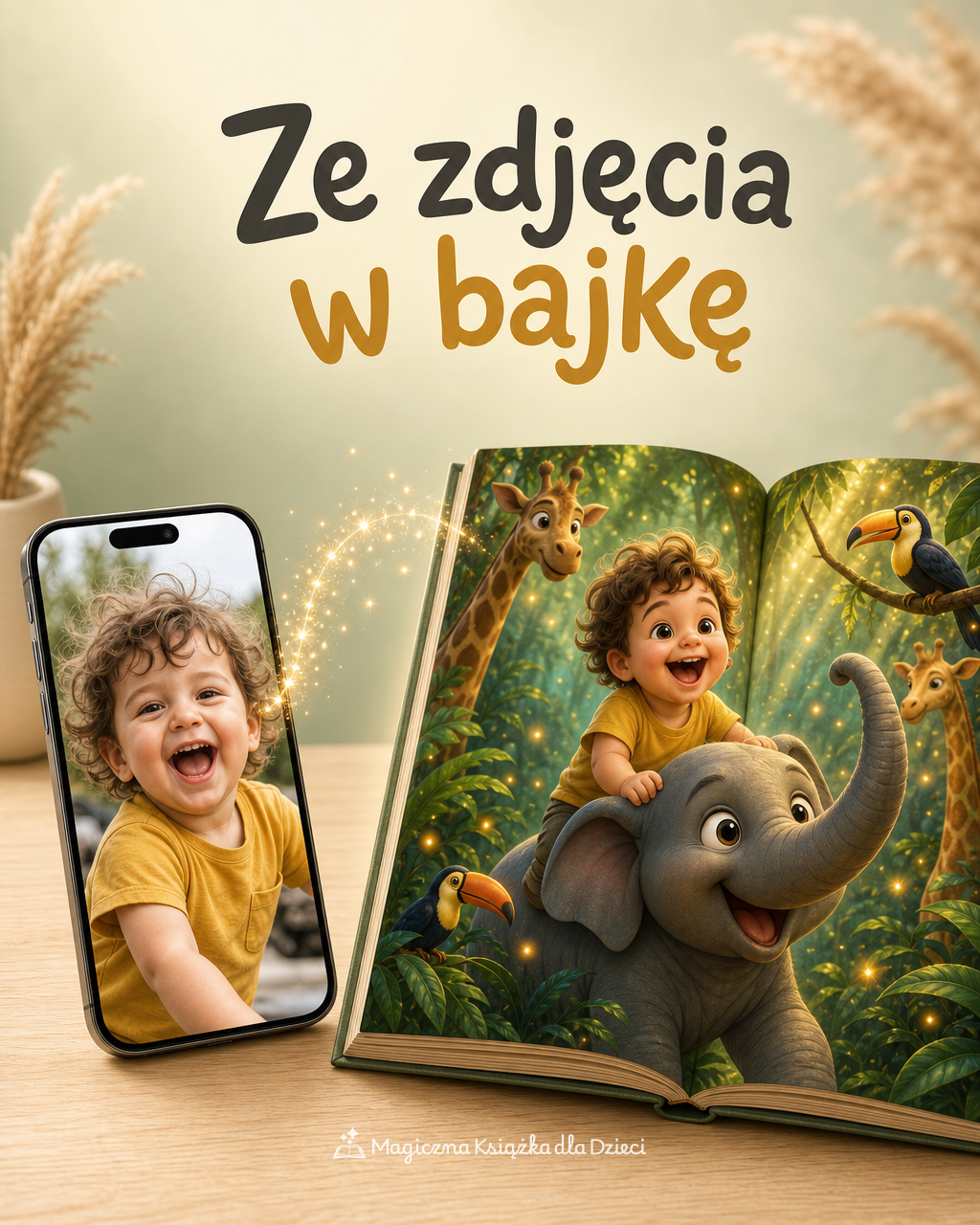 Magiczna Książka dla Dzieci Facebook ad
