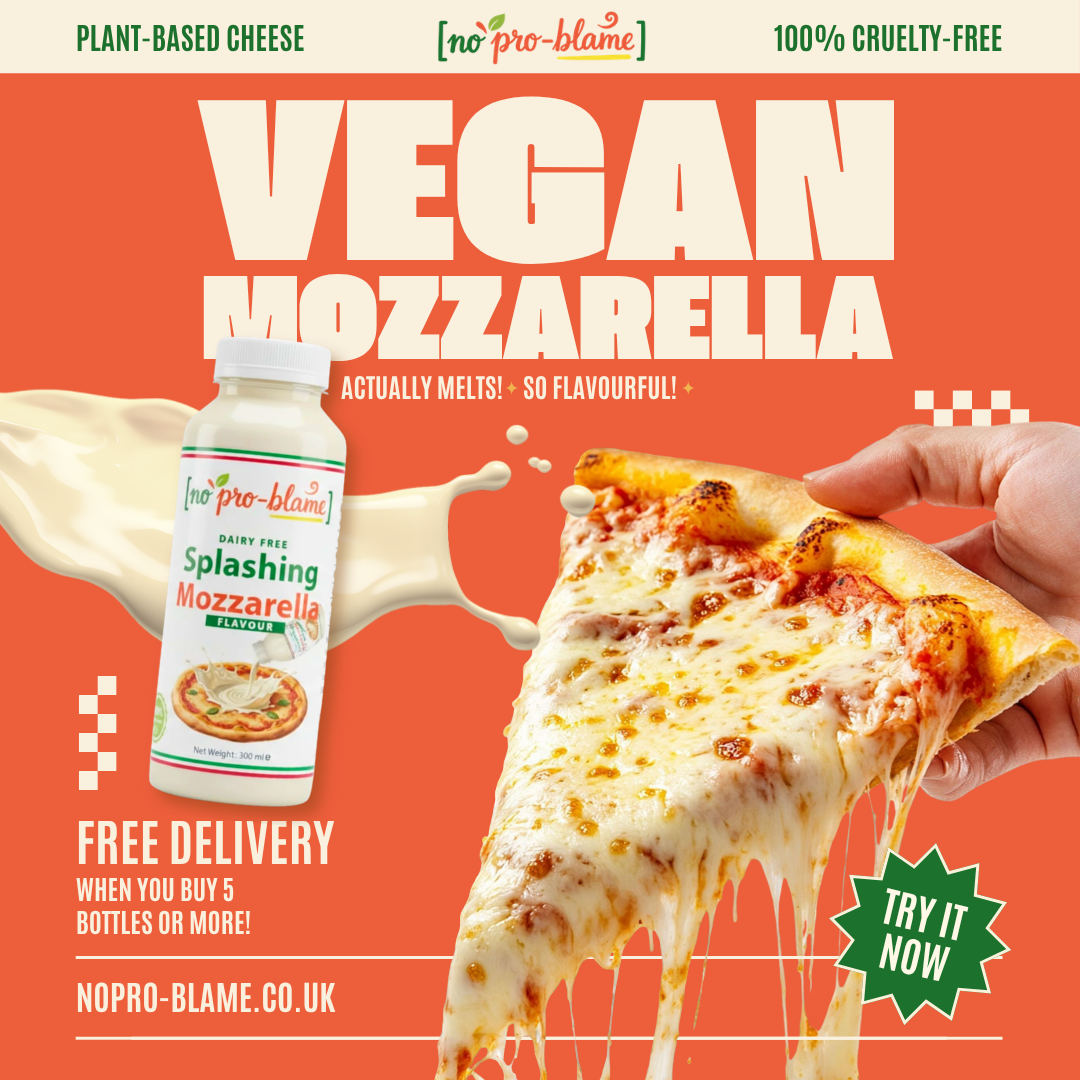 No pro-blame Facebook ad: Plant-Based Mozzarella