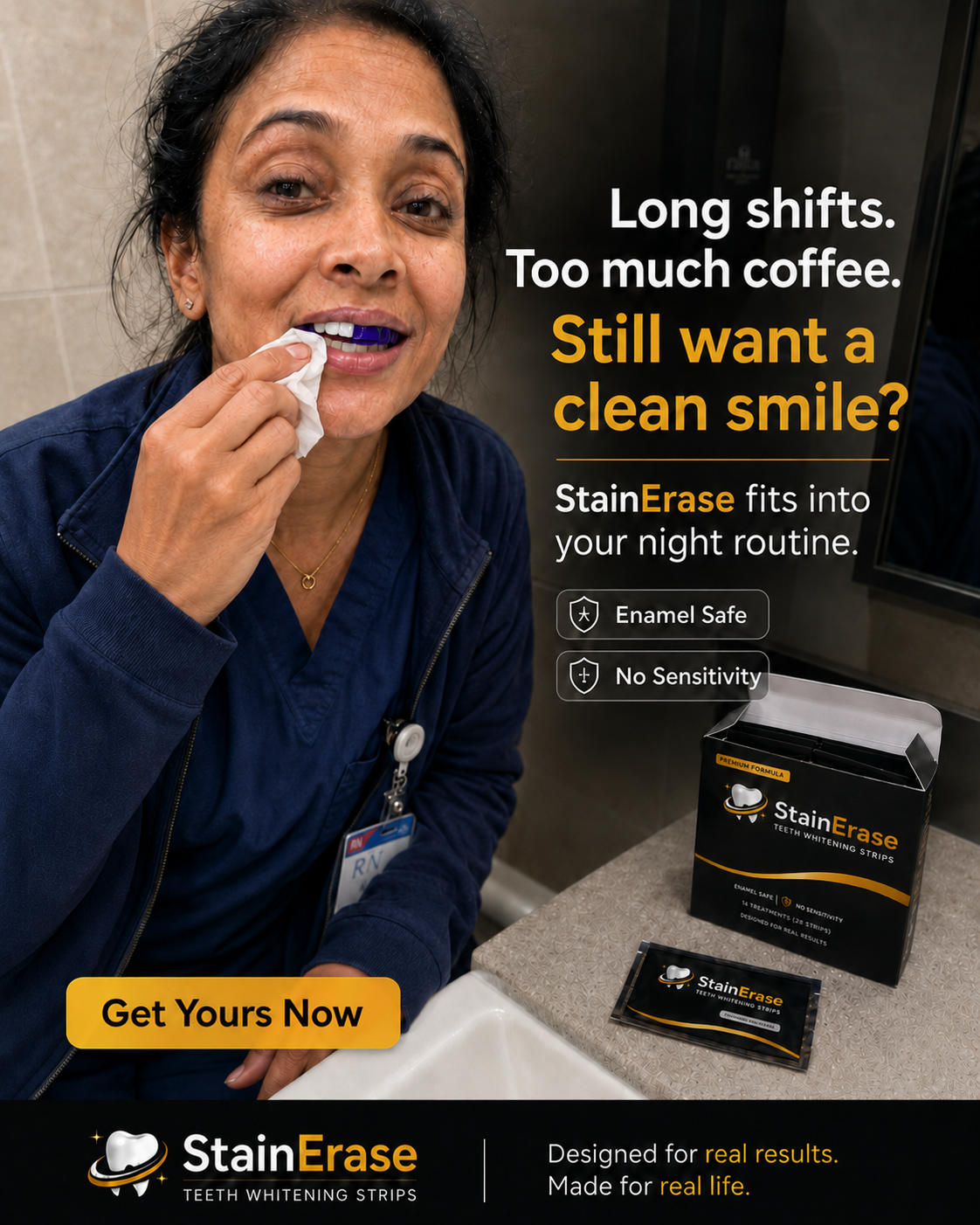StainErase Facebook ad from May 8, 2026