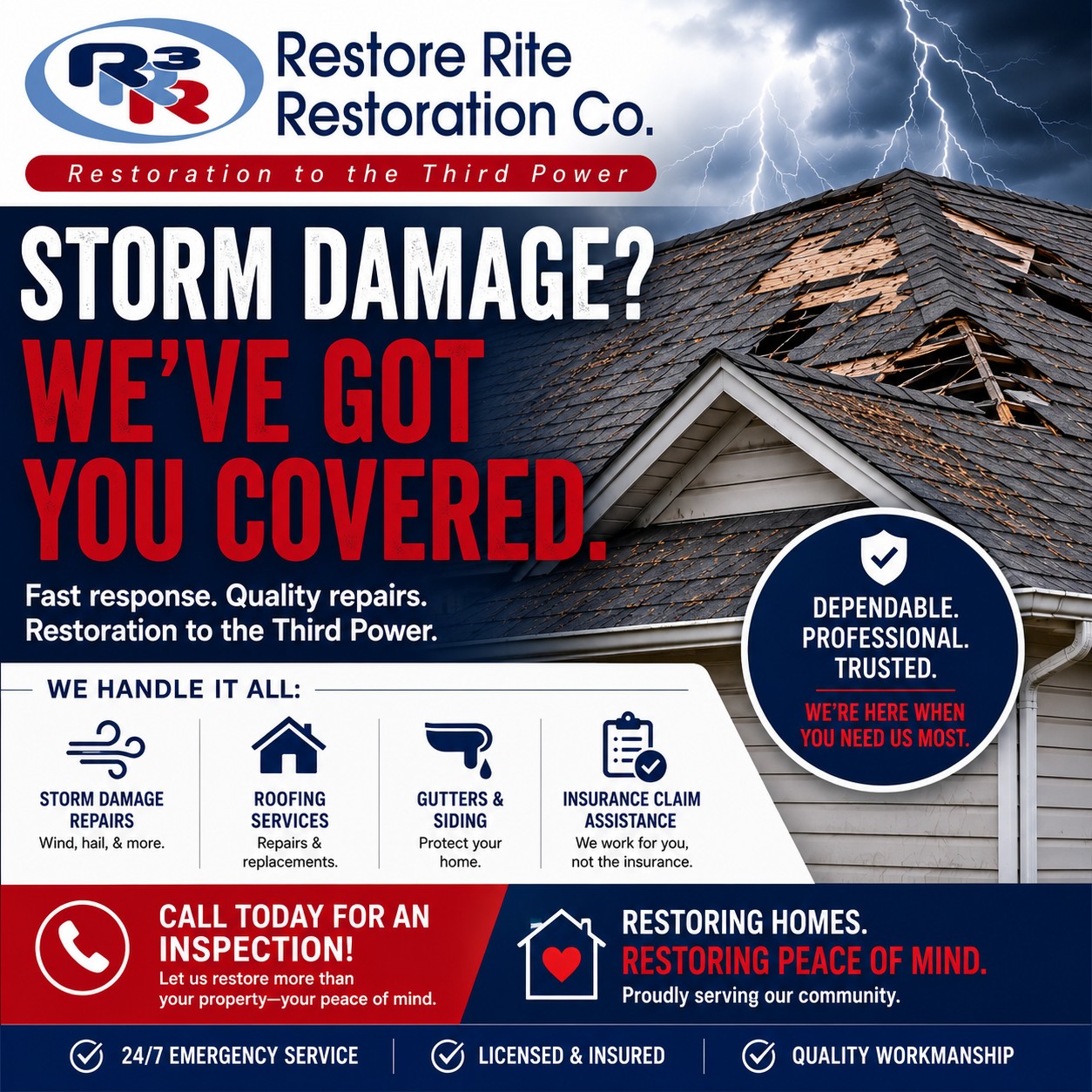 Restore Rite Restoration Facebook ad