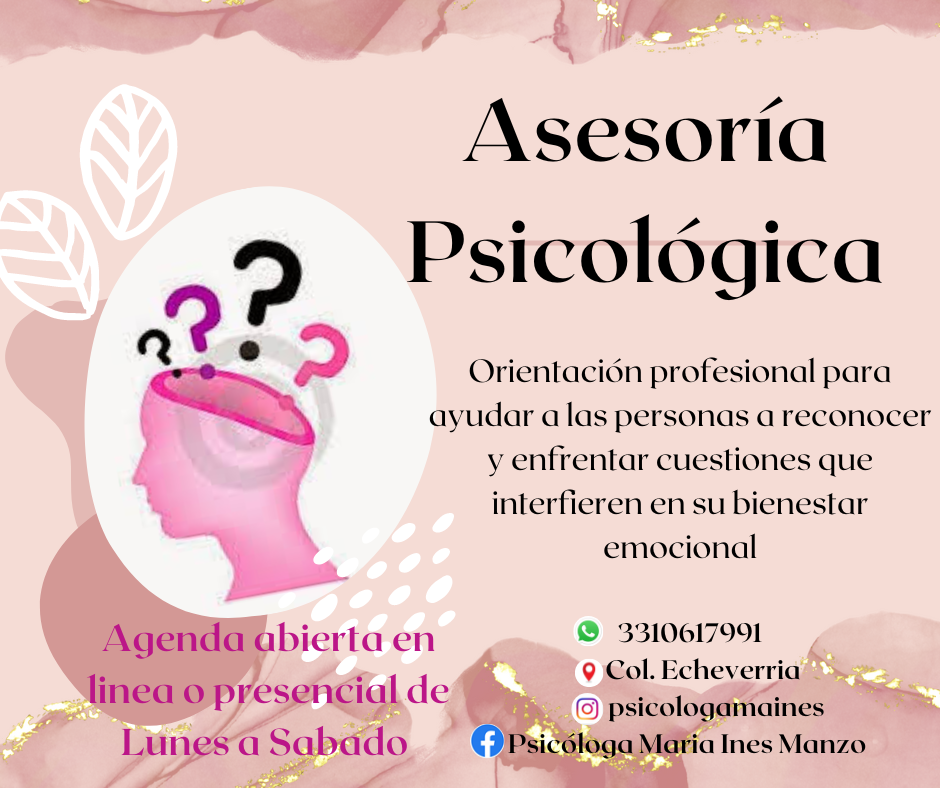 Psicóloga Maria Ines Manzo Facebook ad: Agenda tu cita