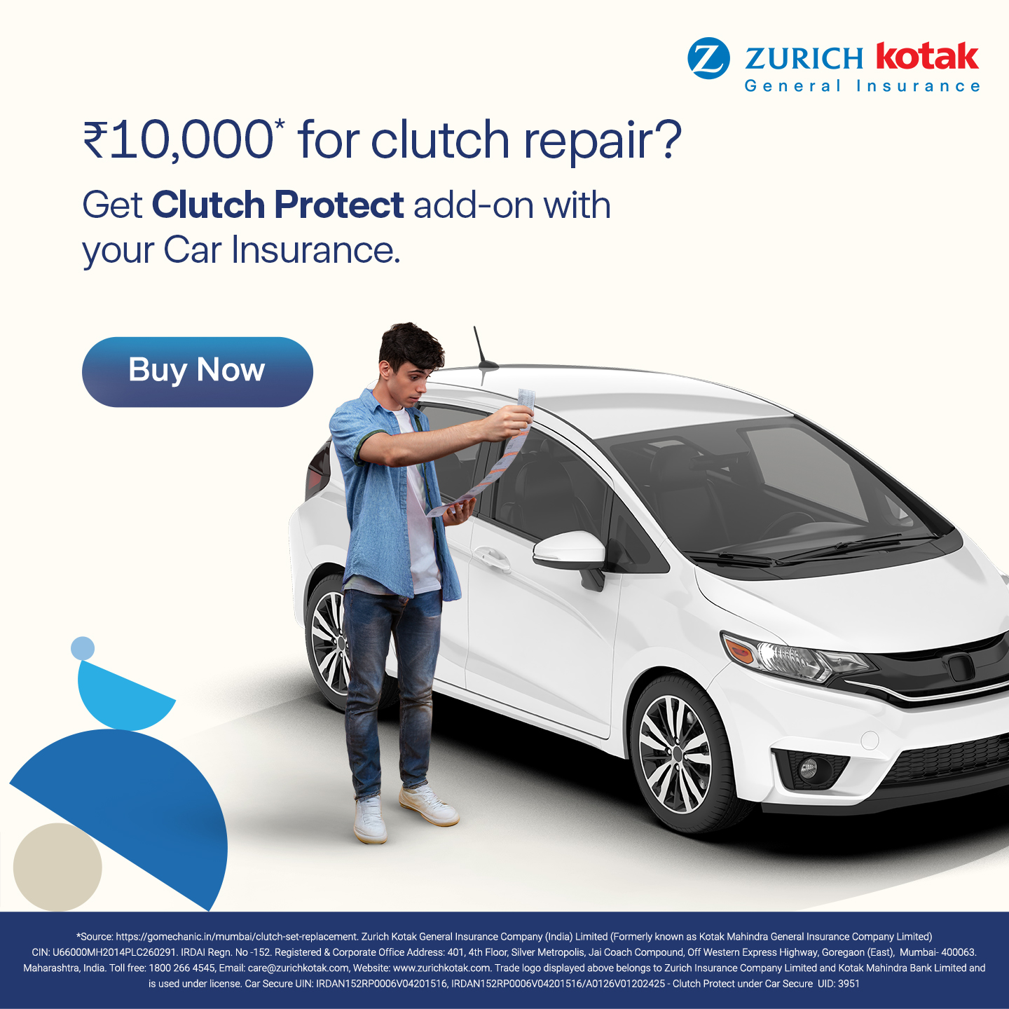 Zurich Kotak General Insurance Facebook ad from Dec 10, 2025
