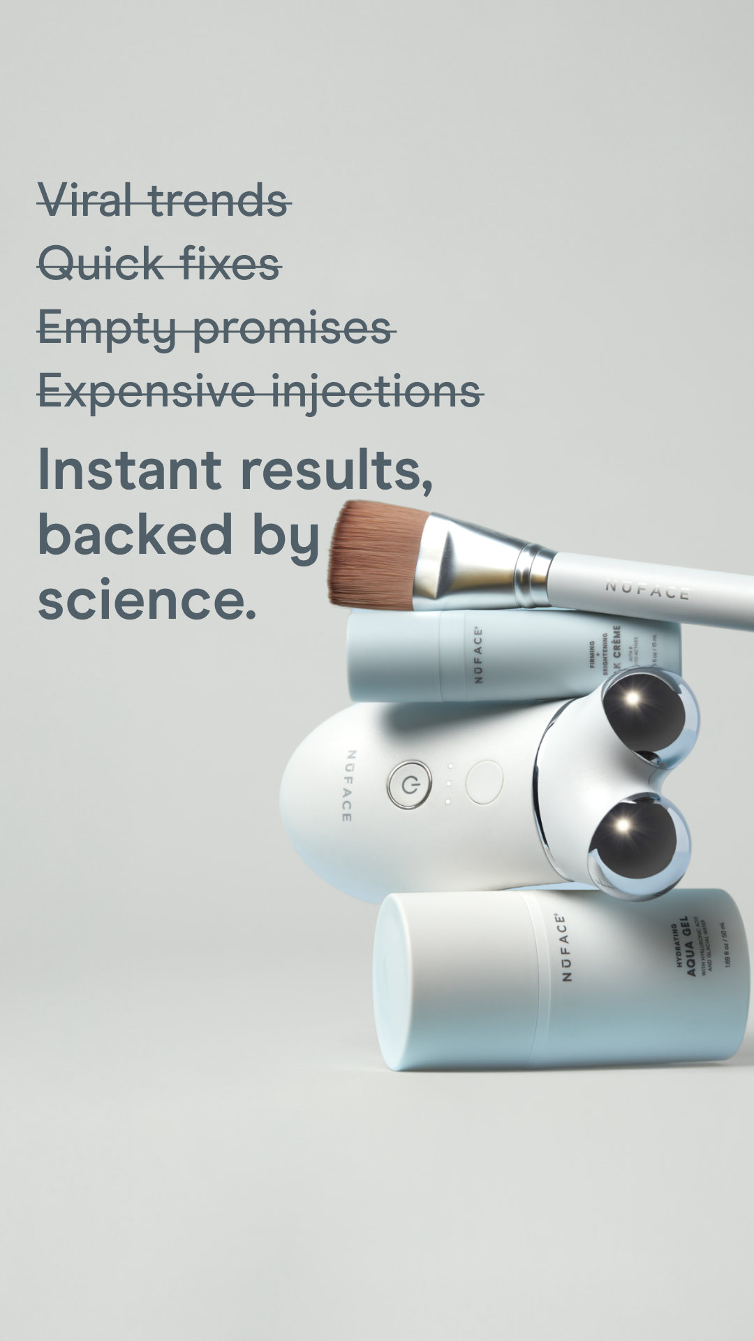NuFACE Facebook ad