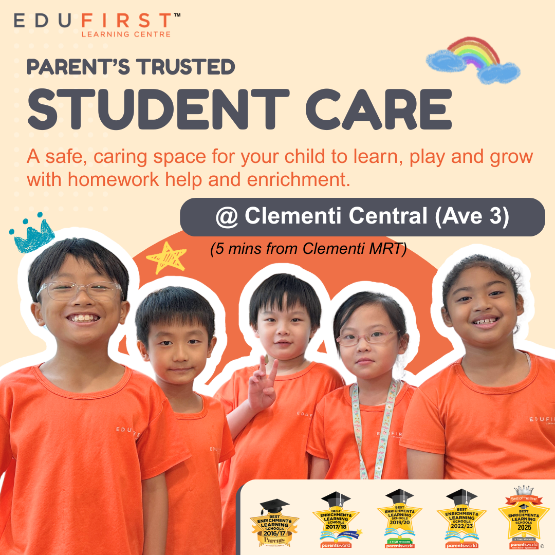 EduFirst Learning Centre Facebook ad: WhatsApp Us Now!