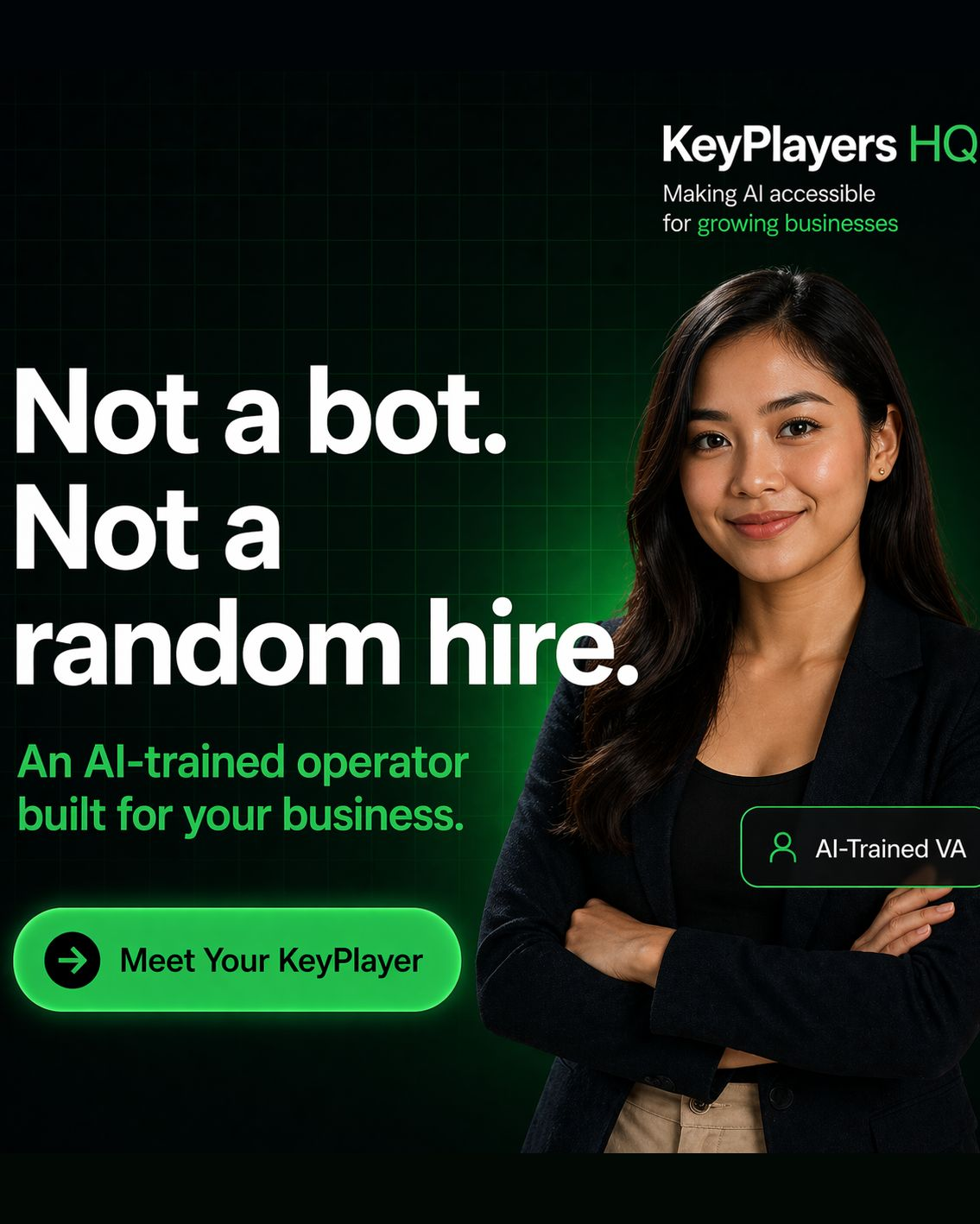 Mitch Conquer Facebook ad: Executive assistant + AI Agents done for you