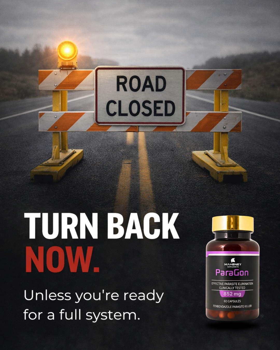 Mahoney Supplements Facebook ad